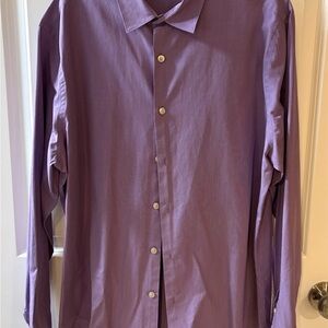 THEORY Men's Purple Shirt